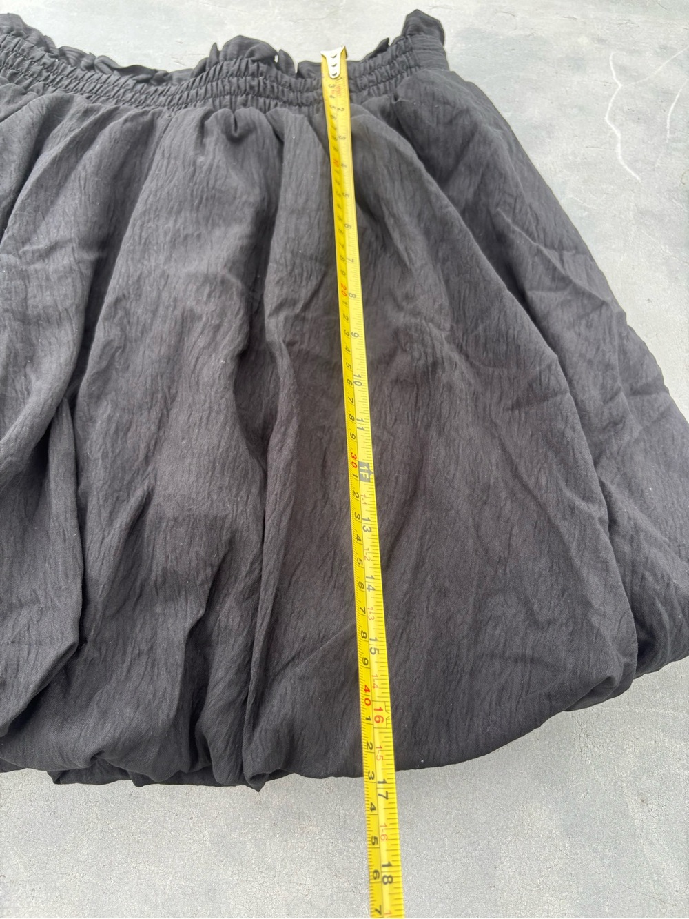 Classic Black Bubble Short Skirt Medium -Women - Picture 11 of 11